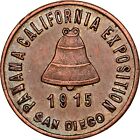 1915 Panama Pacific Expo Ca Copper Token 18mm Ngc Unc Details   6463594-012 Rare