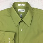 Van Heusen Dress Shirt Men s 16-34 35 Lemongrass Wrinkle Free Nwt 