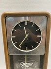 Vintage Miller High Life Lighted Wall Clock W pendulum - Clock Works  No Light