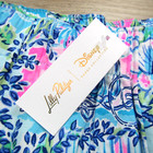 New Disney X Lilly Pulitzer Womens Loves Cinderella Shorts Large L Parks Blue