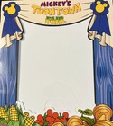 Vintage Walt Disney World Parks   Mickey   s Toontown Fair Photo Holder 8x10