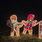 Vintage 5 Piece Gingerbread House   Family Xmas Display Outdoor Light Up Read
