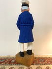 Vintage Hand-carved Wooden Sea Captain Figurine  12   Nautical maritime Folk Art