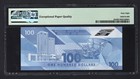 Trinidad   Tobago 100 Dollars 2019 P65a Uncirculated Grade 68