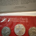 1973 Trinidad And Tobago 8-coin Silver Specimen Set Ogp Coa 1 9242 Asw