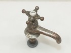 Antique Wallaceburg Faucet Spigot Porcelain Cold Knob Architectural Salvage