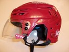 Arizona Coyotes Michael Carcone Game-worn Ccm Red  53 Helmet 2021-22 W ms Decal