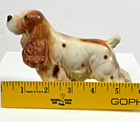 Vtg Brown Cocker Spaniel Dog Porcelain Ceramic Small Figure By Art Line Japan