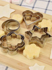 12pcs Stainless Steel Cookie Cutter Set - Assorted Shapes For Baking - New
