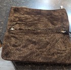 Hello 3am Brown Makeup Bag With Zipper Travel Organizer Cosmetic Storage Pouch