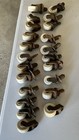 Vintage Antique Porcelain Casters Lot Of 22