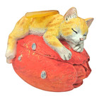 Faerie Glen Harmony Orange Fairy Cat Figurine Fgc6860 2009 Munro Nib Rare 