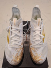 Adidas Adizero Afterburner 9 Nwv Tpu White Gold Baseball Cleats Ig2329 Size 4 5