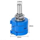 2 4 6pcs 10-100k Ohm 3590s Rotary Wirewound Precision Potentiometer Pot 10-turn