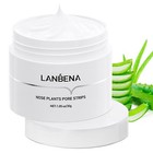 1pc Lanbena Blackhead Mask With 60 Pcs Strips blackhead Remover Peel Pff Mask