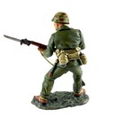 1 30 Diecast King   Country Wwii Iwo Jima Us Marine Rifleman Figure -iwj18c