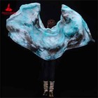 Belly Dance Props Veil Dyed Silk Veils For Women Belly Dancing Silk Veils