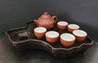 Vintage 9pc Set Chinese Yixing Zisha Clay Tea Set Gongfu Tea Ceremony