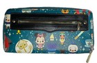 Disney Parks X Loungefly Zip Around Wallet Chibi Attractions Icons   Treats