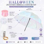 Jellyfish Umbrella Light Up Mermaid Kit Halloween Led Holographic Jellyfish Umbr