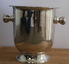 Vintage Silverplate Champagne Wine Ice Bucket Cooler 10 5  Hvy 3 5 Lb Monogram M