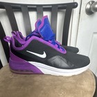 Nike Air Max Motion 2 Women   s Low Top Lace-up Mesh Black purple blue Us 10