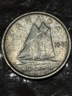 Silver Canada Coins Batch 11 Dimes  1944-1966  And 4 Quarters  1950-1968  