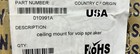 New  Cyberdata 010991 Ceiling Mount Speaker Bracket Multiple In Stock_fast Ship 