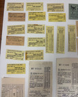 Vintage Train Tickets Central Railroad Of Nj Large Lot 1960s Plus Freehold Adm