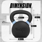 Powder-coated Cast Iron 35lb Kettlebell Strength Training Kettlebell Weight Set