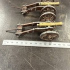 54mm Mexican 1847 Canon Field Piece Lot Of Two Vintage Metal Model Kit