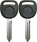 New Oem Ignition Bow Tie Key Uncut Blade Blank For Gm Chevy Truck 2 Pack
