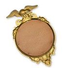 Vintage Syroco Gilt Gold Plastic Federal Style Eagle Convex Wall Mirror 29   