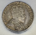 1908 Canada Silver 5 Cents Edward Vii Icg Au58 Certified Coin