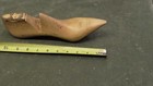 Antique Wood Metal Shoe Form Very Pointy Toe 10 1 2 Long Lange Witchy