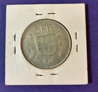 1939-b Swiss 5 Franc Silver Coin