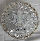 Ashtray Vtg Munchen Ashtray Cut In Gold Trim 5 5 