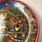 Beautiful Detailed Handmade Painted Pascuala Marcelo Mexican Handled Tray 11   