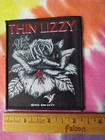 Thin Lizzy Black Rose 3 25 X 4 Inch Glue On sew On Cloth Patch