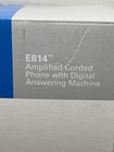 Clarity E814 Amplified Corded Phone W digital Answering Machine 6 0 New