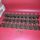 Lot Of 27 Vintage American Lock Padlocks Keyed Alike Series 1305 One Key