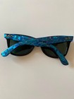 Vintage Ray-ban B l W1086 Uuas Wayfarer Blue Mosaic G-15 Nos Usa Rare