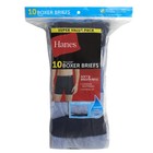 Hanes Men s Super Value Pack Covered Waistband Boxer Briefs 10 Pack