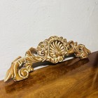 Victorian Style Carved Wood Pediment With Shell Motif