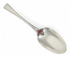 Antique Georgian 1784 Sterling Silver Tablespoon Serving Spoon Old English Bead