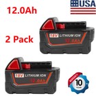 Capacity Battery Extended Li-ion Xc 18v 12ah For Milwaukee M18 M18b5 48-11-1841