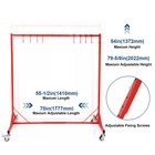 Automotive Painting Rack Auto Body Painting Stand Hanger Hood Body Shop 5ft-7ft