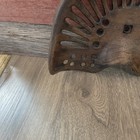 Antique Cast Iron Tractor Implement Seat - Vintage 1900s Farm Primitive