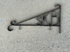 Antique Trade Sign Bracket - Large Wrought Iron Sign Holder