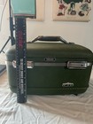 Vintage Avocado American Tourister Tiara Hard Train  W  5 Holders Nothing Attach